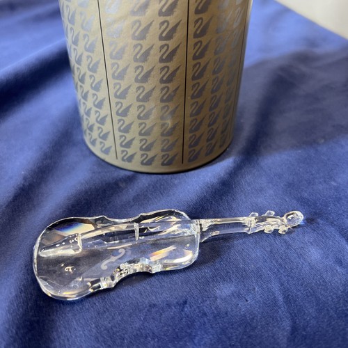 Swarovski crystal violin with - crystal,